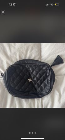 Trousse nécessaire matelassé noir 