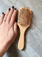 Neue Holz Haarbürste - Nachhaltig und schonend!
