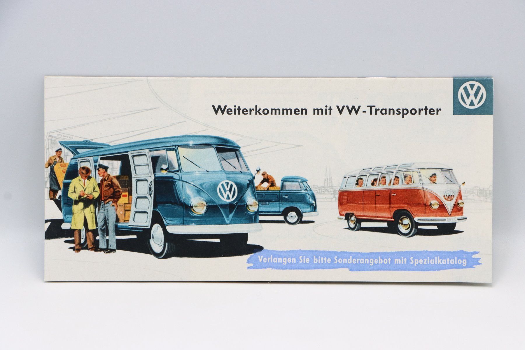 VW Documenti: VW Bulli Transporter 1955 Prospekt – Usato da Bühl b.Aarberg venduto da Collectorpassions