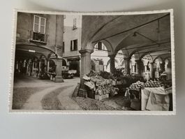 AK Portici di Via Pessina, Lugano, antik, ungelaufen