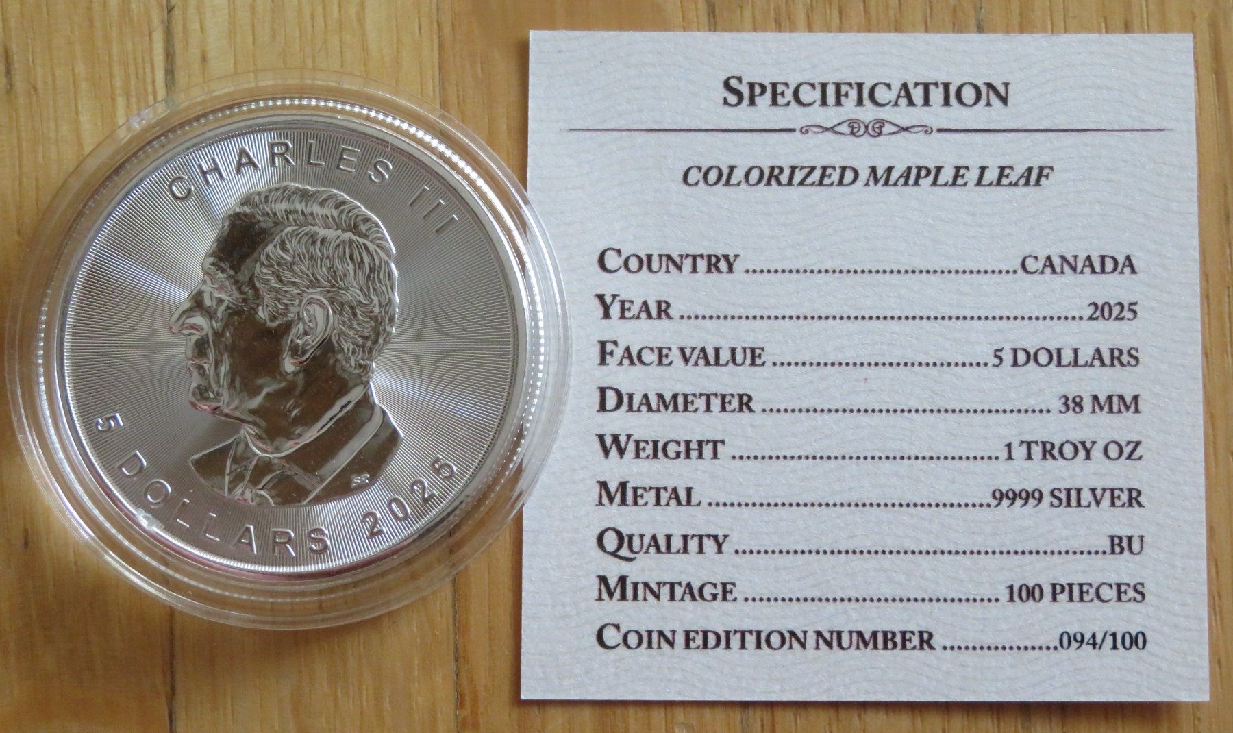 Tutti le monete: Dinosaur Brachiosaurus Maple Leaf 2025/1oz SILBER-COLOR EDIT – Nuovo (secondo la descrizione) da Wetzikon ZH venduto da Nicki6 2