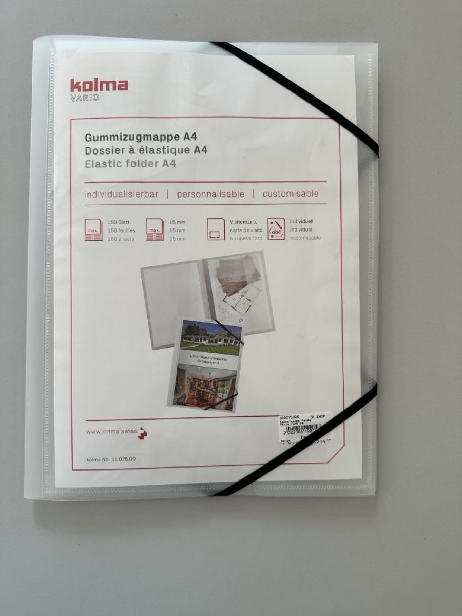 Raccoglitori: Kolma Gummizugmappe A4 neu – Nuovo (secondo la descrizione) da Wangen SZ venduto da Jaay_Sky