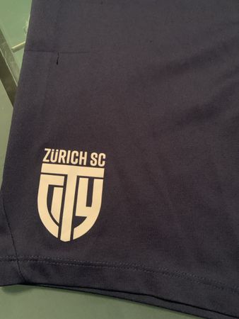 Nike Fussballshorts Zürich City SC Grösse XL Dunkelblau