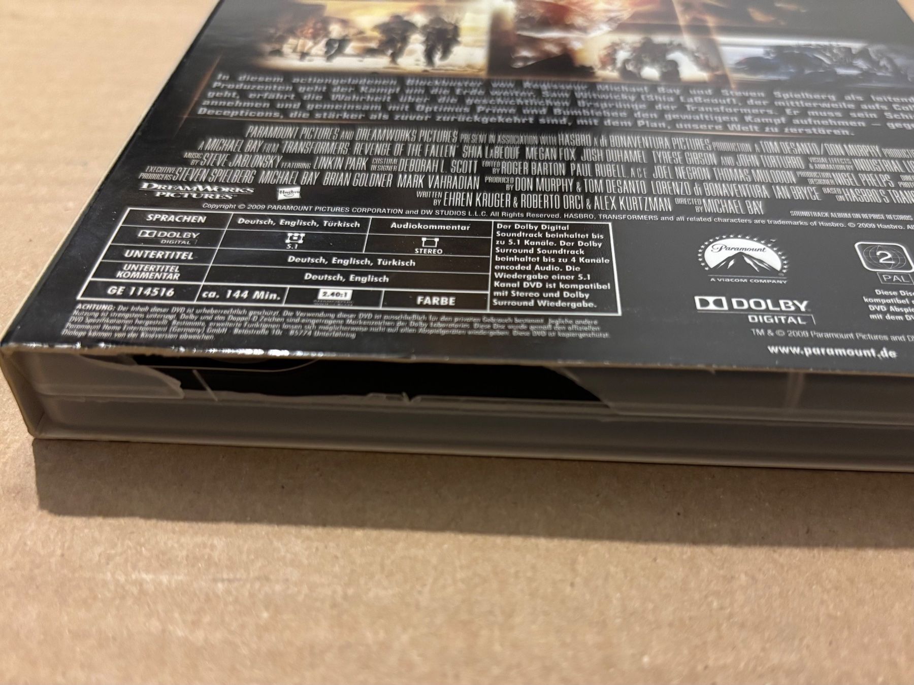 Alle DVDs: DVD Transformers - Die Rache der Gefallenen – Gebraucht aus Pfäffikon ZH von Emporos_42 2