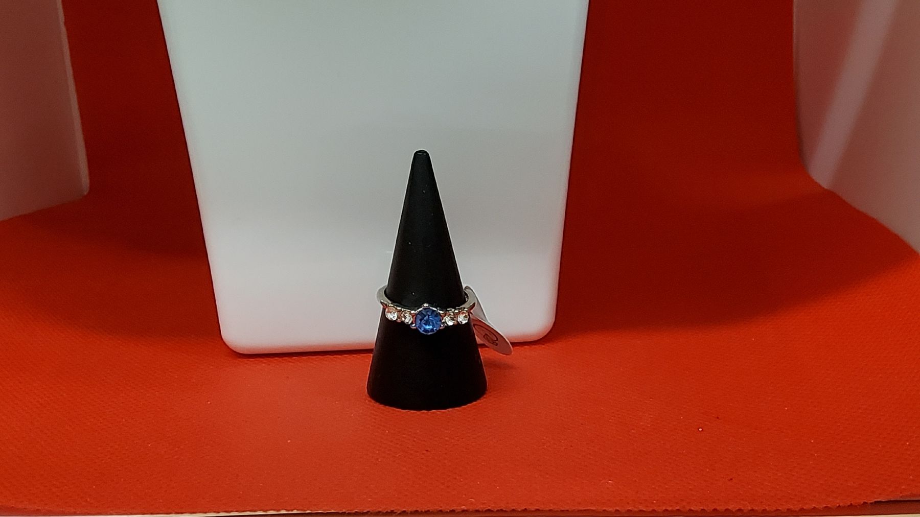 Anelli: ring Gr. 52 mit blauem Stein, neuwertig! – Nuovo e nell'imballaggio originale da Herisau venduto da Nluanalucas