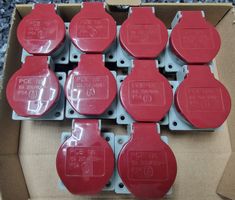 10 Stück PCE Einbausteckdose T25 16A 400/230V IP54