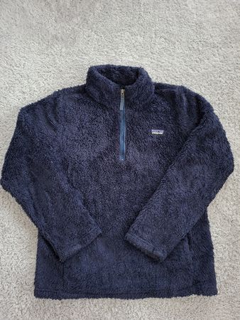 Pull Polaire Patagonia Femme Zip 1/4 Bleu Marine
