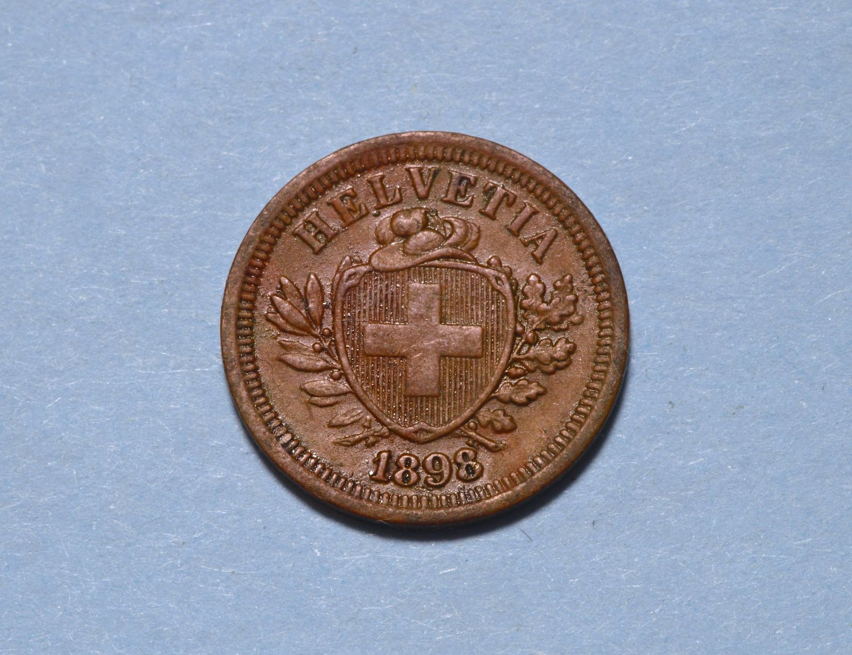 Tutti le monete: 1 Rappen 1898 – Usato da Oberglatt ZH venduto da ZH111