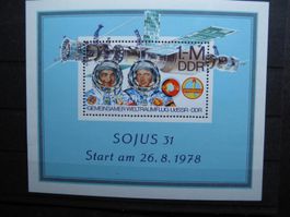 DDR 1978 Weltraumflug Block 53 **