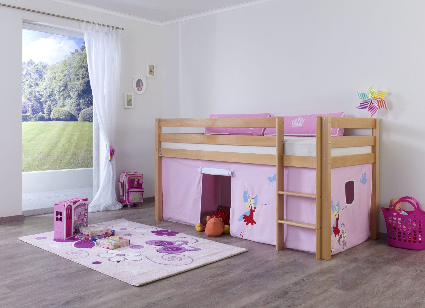 Tende: Stoffset / Vorhang für Hochbett oder Etagenbett – Usato da Kriens venduto da Mikado-Geschenke 8