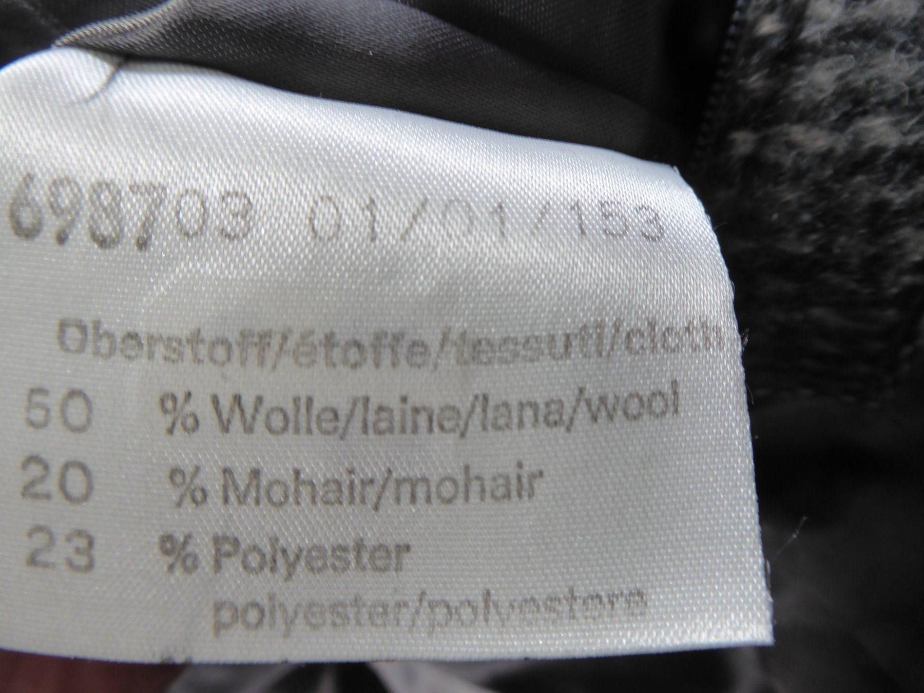 Cappotti: Tailor, Schild, Herren Wintermantel, Grösse 48, grau gemust. – Usato da Turbenthal venduto da Panau 8