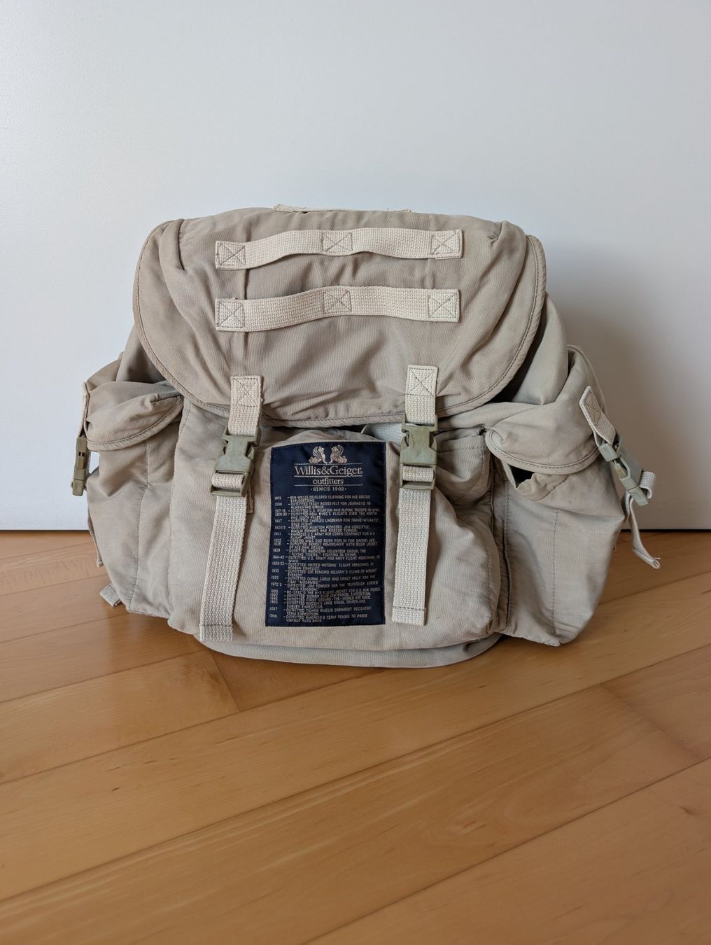 Rucksäcke: Original Bush Poplin Rucksack - Willis & Geiger Backpack – Gebraucht aus Zürich von SinaD21