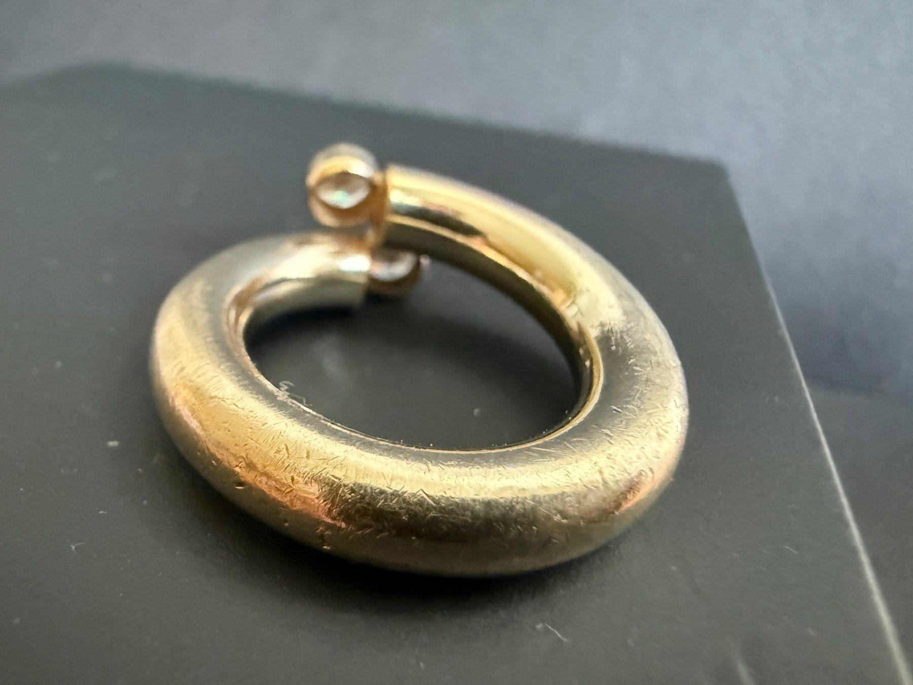 Anelli: Massiver Silber Ring 925, vergoldet – Usato da Spiegel b. Bern venduto da Rogger72 2