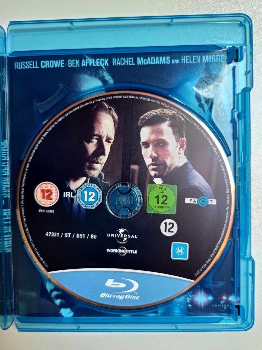Tutti i DVDs: State of Play - Stand der Dinge – Usato da Liestal venduto da Kratzilla 1