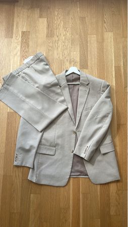 Herren Anzug Beige Grösse 52 guter Zustand