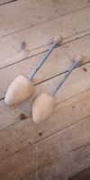 Antike Schuhspanner aus massivem Holz Vintage