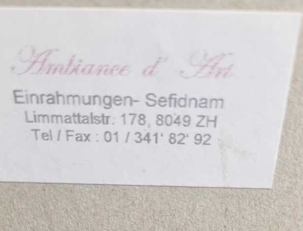 Grafiken & Lithographien: Bild Heinrich Müller Sitzende Nackte handsigniert – Gebraucht aus Flums von Flumsantik 4