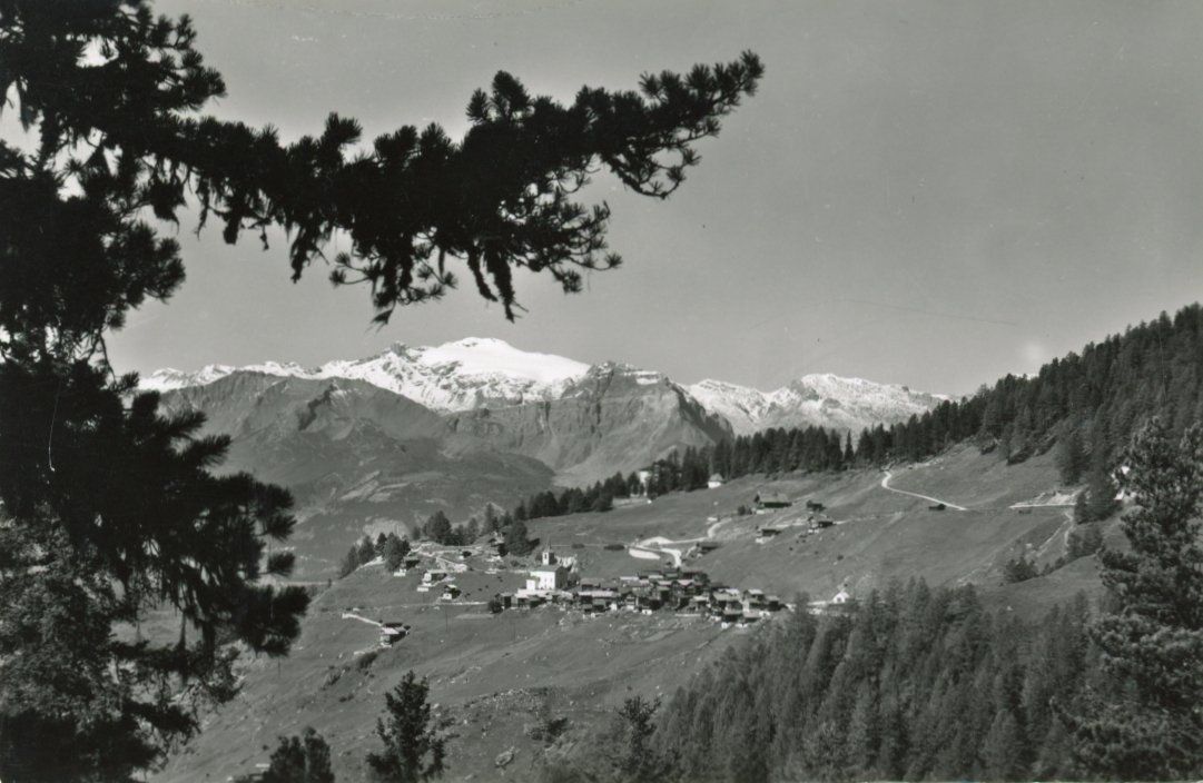 Cartoline postali: Chandolin  VS   et le Wildhorn – Usato da Brig venduto da Valcards54