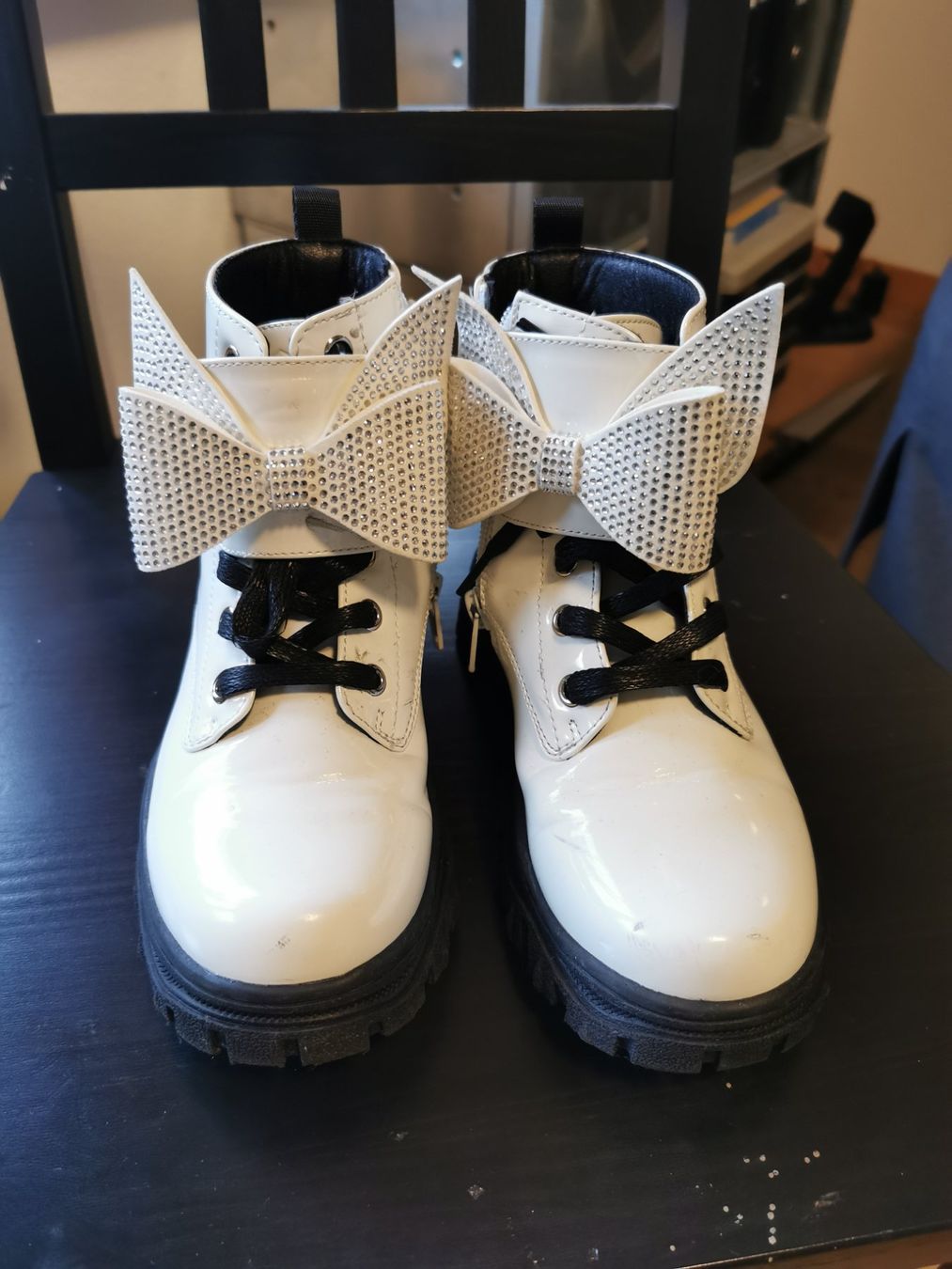 Scarpe per ragazze: Schnürboots Stiefel Mädchen Gr. 32 – Nuovo (secondo la descrizione) da Turgi venduto da aprilhexxe 3