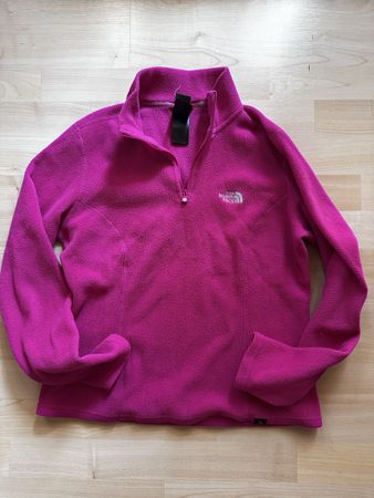 The North Face – Polaire rose fuchsia 1/4 zip 