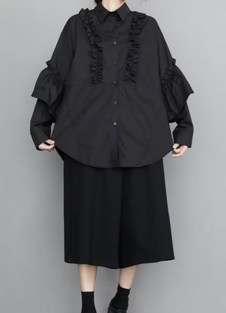 Glamour Camicia di cotone-1 size-nuovo stile-👍nuovo
