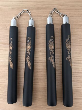 2 Nunchaku gepolstert für Training