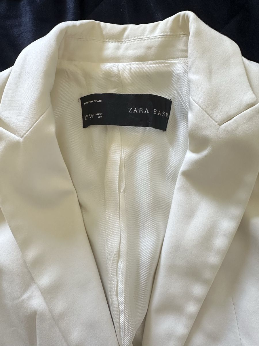 Zara Giacche: Zara Basic Women's Blazer, Cream, Elegant Style! – Usato da Murgenthal venduto da mar_q2yf 2