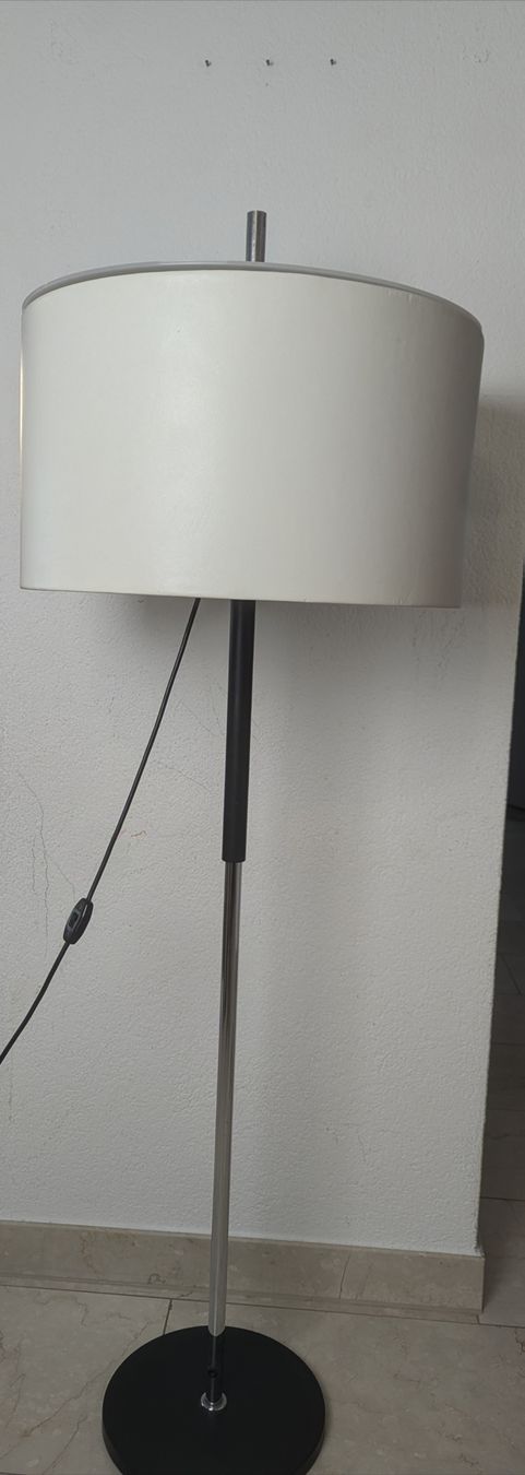 Lampen: Mid Century Modern Adjustable Stand Lamp Drum Shade Chrome – Gebraucht aus Erlinsbach SO von Meytalien 2