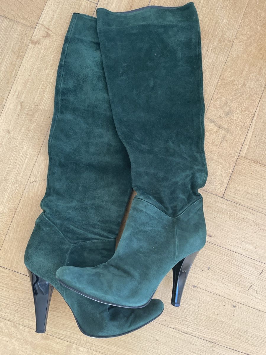 Scarpe da donna: Wildlederstiefel – Usato da Zürich venduto da Walhai13 1