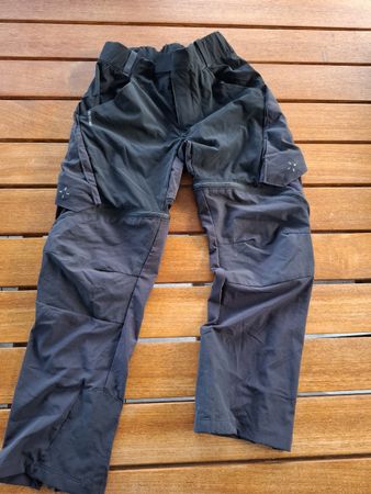 Kinder Trekking Hosen Schwarz Grösse 123-130cm Decathlon