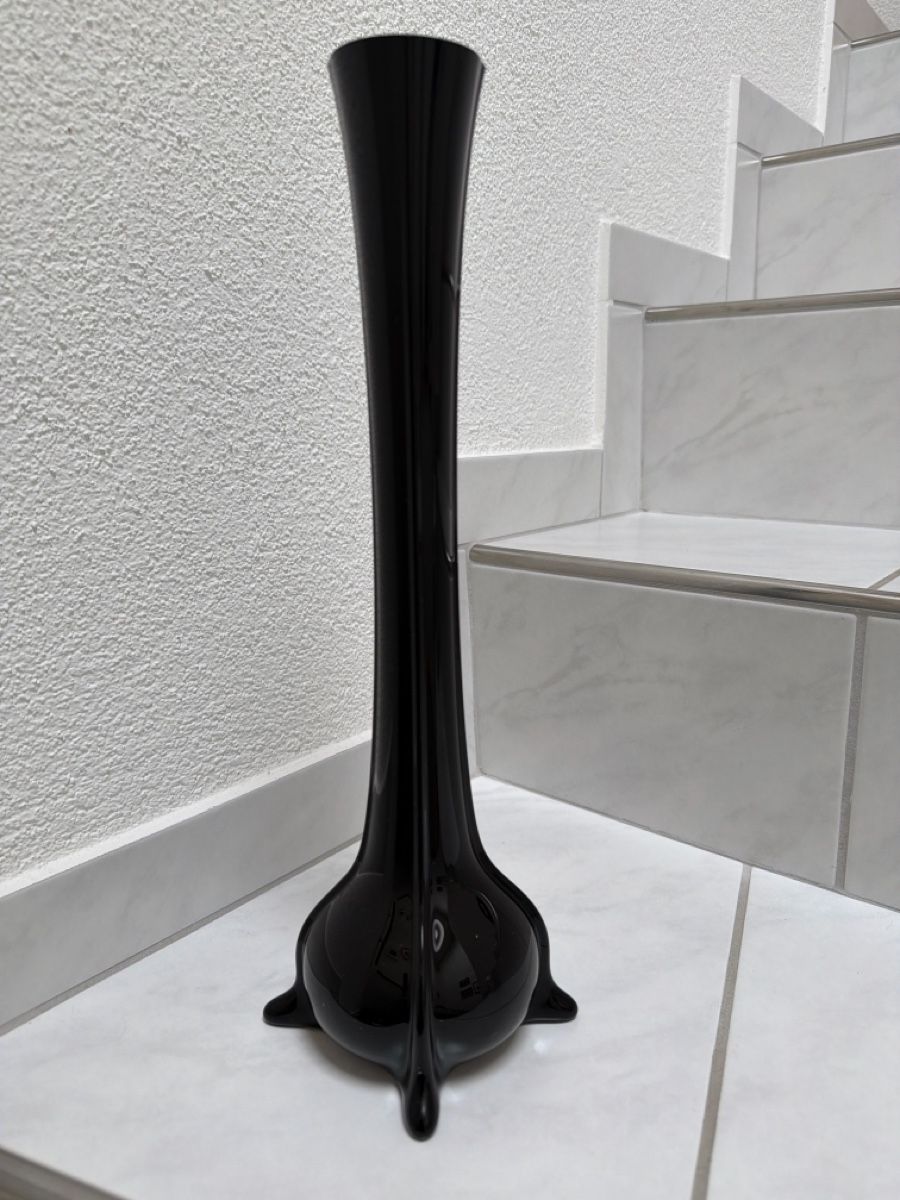 Vasi & Recipienti: Glasvase, Vintage, schwarz. – Usato da Biberist venduto da Momo33 6