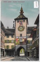 Liestal - Obertor - Innenansicht - Litho