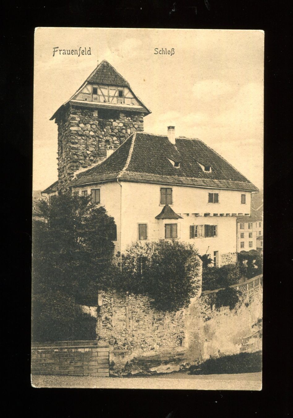 Ansichtskarten: Frauenfeld, Schloss – Gebraucht aus Aarau von Elmaar41