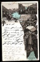 Litho Brienz /Berner Oberland, Giessbach
