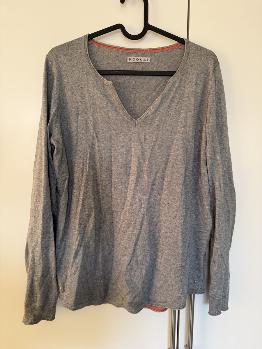 Kookai Maglioni & Felpe: Kookai Pullover Wolle, Grau, Gr. M – Usato da Olten venduto da smashbox