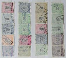 SWITZERLAND: Lot de timbres ferroviaires, O