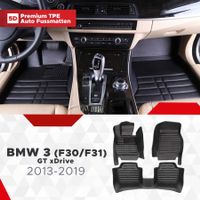 5D Premium Auto Fussmatten für BMW3 (F30/F31) 2013-2019