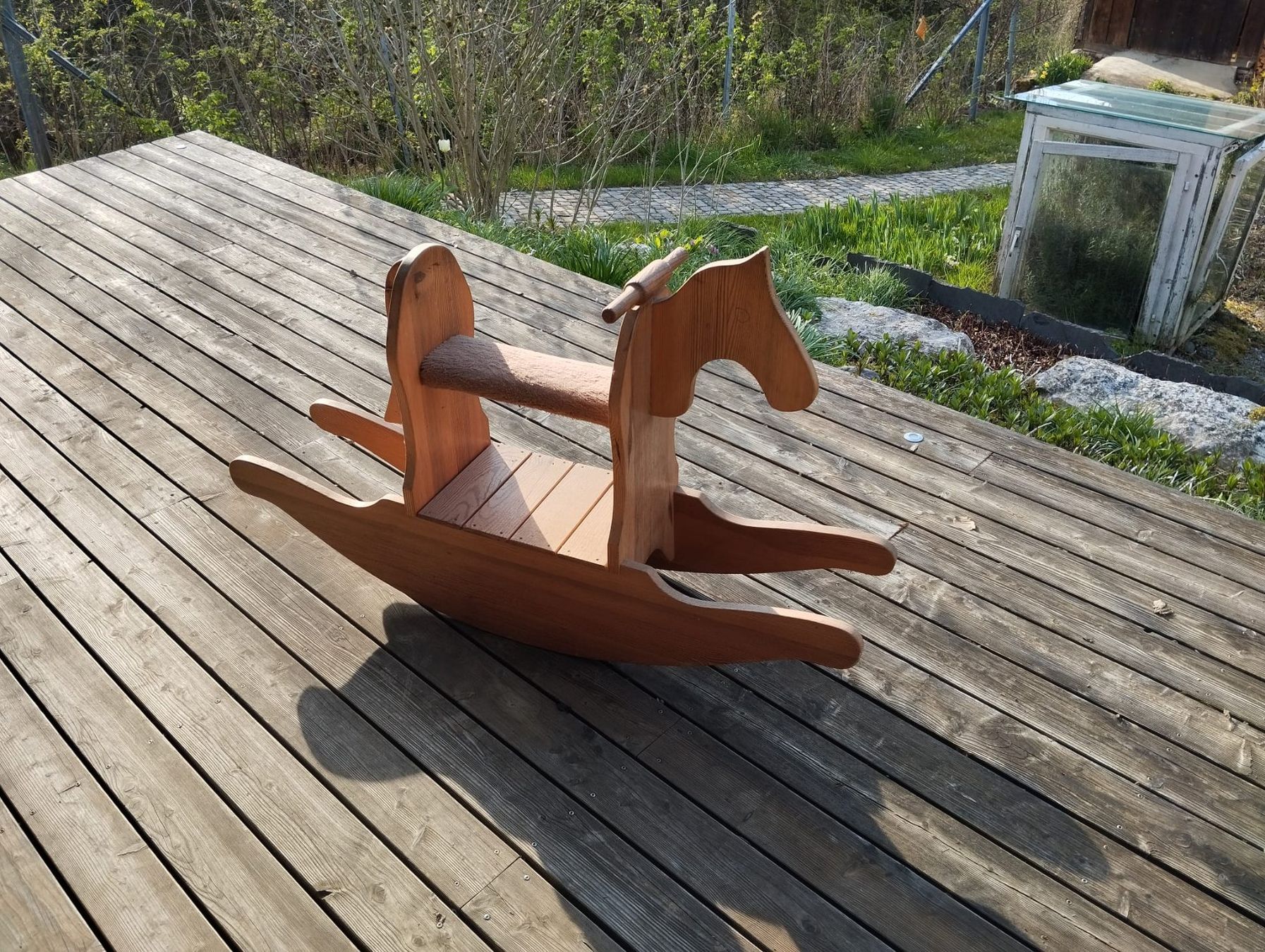 Giocattoli: Schaukelpferd aus Holz – Usato da Detligen CH venduto da dav_2ynw