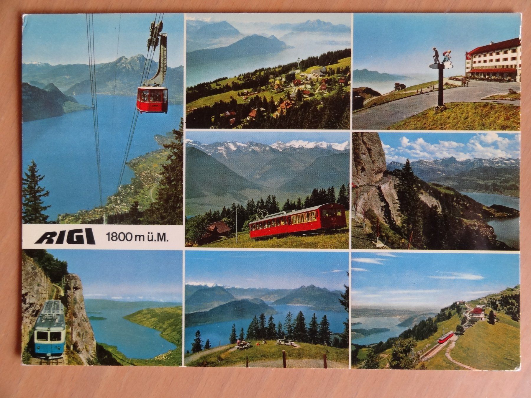 Cartoline postali: Rigi 1971 vue panoramique – Usato da St Léonard venduto da Riglin