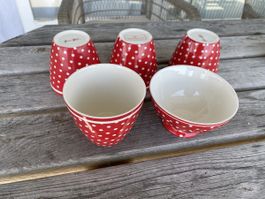 Greengate Latte Cups und Schale