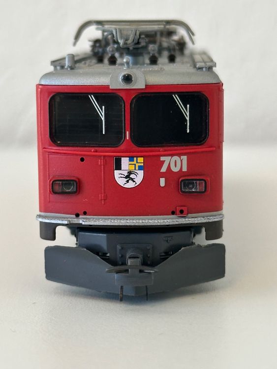 Bemo Modelleisenbahnen: Rarität: Bemo 1254 141 Ge 6/6 II 701 neurot ab 1.- – Neu (gemäss Beschreibung) aus St. Gallen von Modell1zu87 3