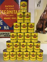 Lot de 21 bidons d’huile Pennzoil USA New Old Stock!
