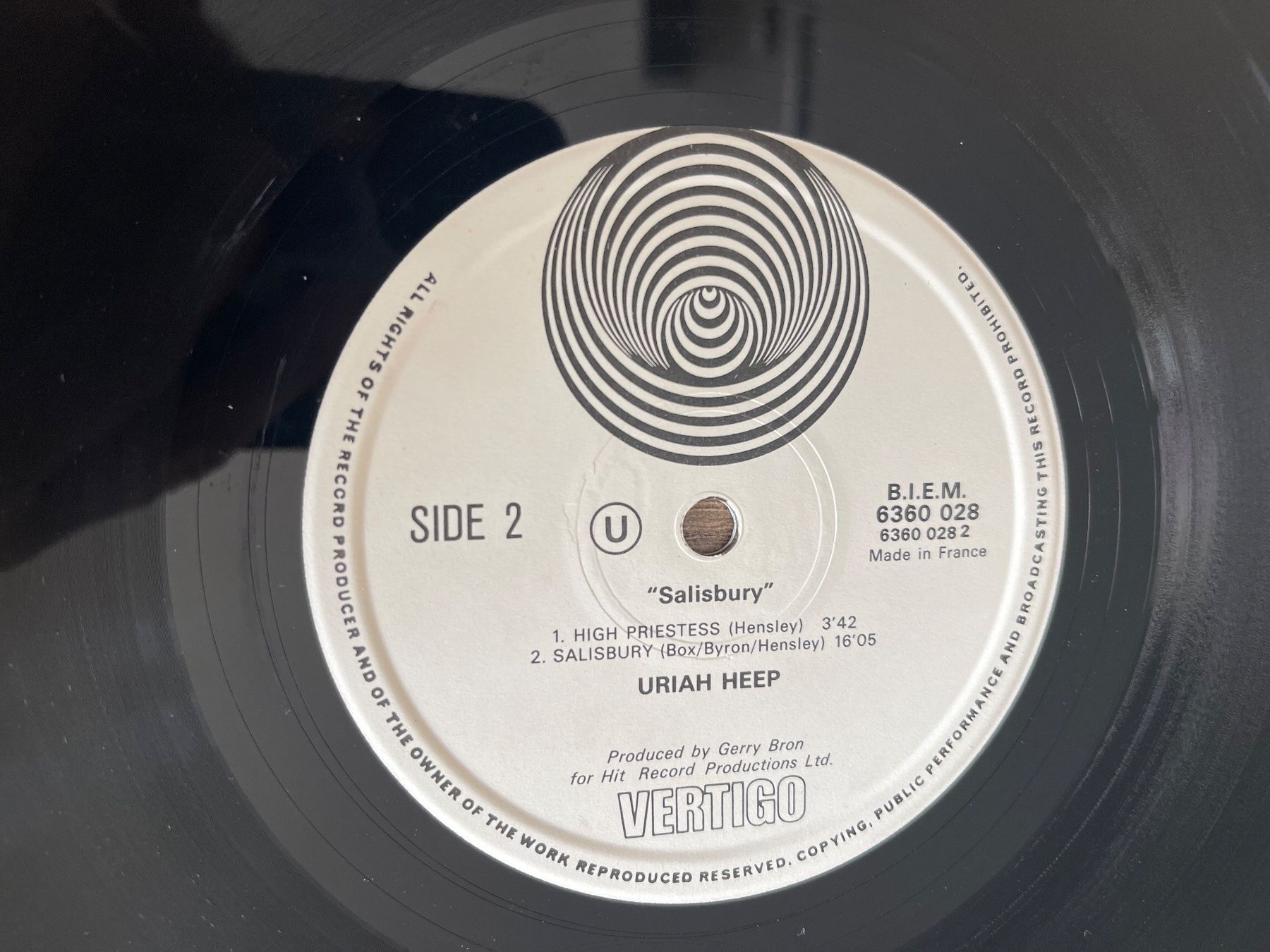 Dischi in vinile: S105/Uriah Heep - Salisbury – Usato da Frutigen venduto da Philippe_jsp 2
