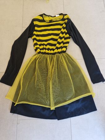 Kinder-Bienenkostüm Gr L Fasnachtskostüm Biene Bienenkleid