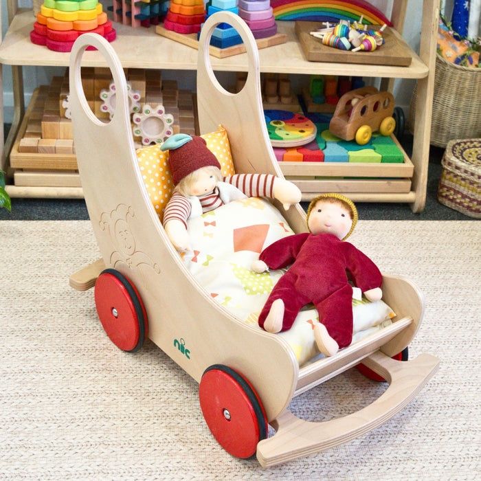 Carrozzine per bambole: NIC Puppenwagen aus Holz – Usato da Bottmingen venduto da ana_5hrv