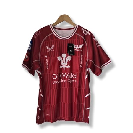 Maillot Rugby Scarlets Tailles L - Neuf
