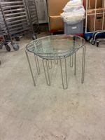 3 Glas Beistelltische, verschieden Grössen