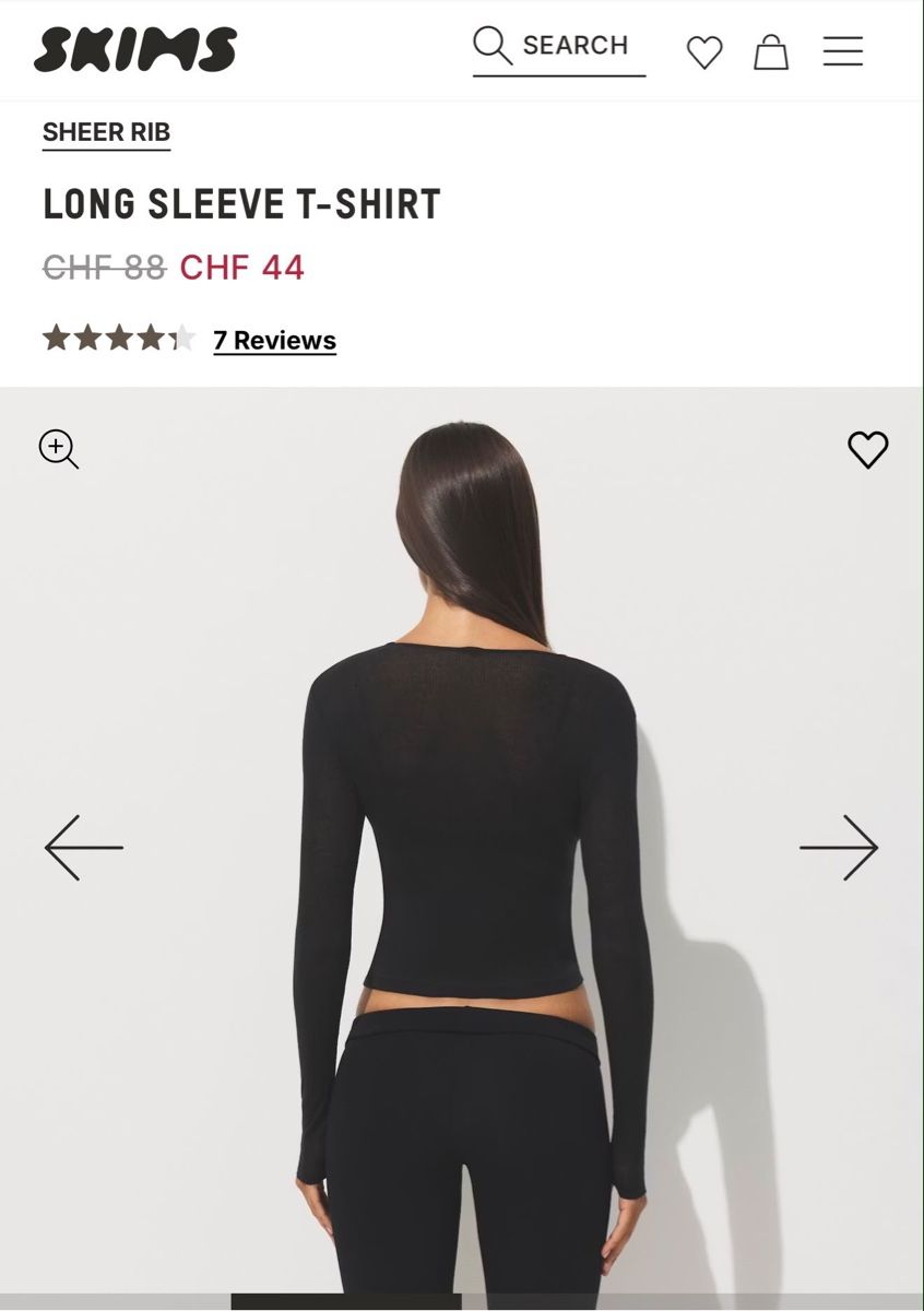 Skims T-Shirts: Skims Longsleve T-Shirt – Neu und originalverpackt aus Hochfelden von mat_m29w 3