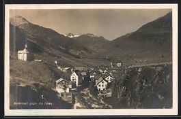 Andermatt, Gesamtansicht gegen die Furka