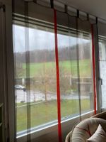 Tolle Pfister Vorhänge transparent mit Farbstreifen braun 🙌